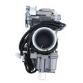Mikuni 36mm Tm36-68 Flat Slide Carburetor With Accelerator Pump Aluminum Pumper Carb Fuel Filter And Extra Jets Polished Finish