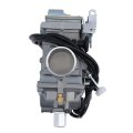 Mikuni 36mm Tm36-68 Flat Slide Carburetor With Accelerator Pump Aluminum Pumper Carb Fuel Filter And Extra Jets Polished Finish