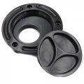 Httmt Mt249-057- Motorcycle Black Keyless Gas Cap Twist Off Aluminum Racing Fuel Tank Compatible With Yamah Yzf R6 All Years