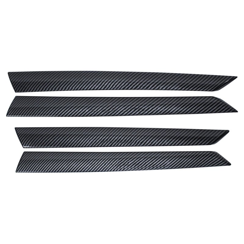 Xtremeamazing 4pcs Carbon Fiber Black Interior Door Panel Stripes Trim For Accord 10th 2018-2022