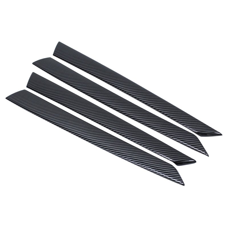 Xtremeamazing 4pcs Carbon Fiber Black Interior Door Panel Stripes Trim For Accord 10th 2018-2022