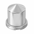Grand General 10063sp Chrome 7 8 And 15 16 X 1-9 Plastic Pointed Push-on Nut Cover With Flange 