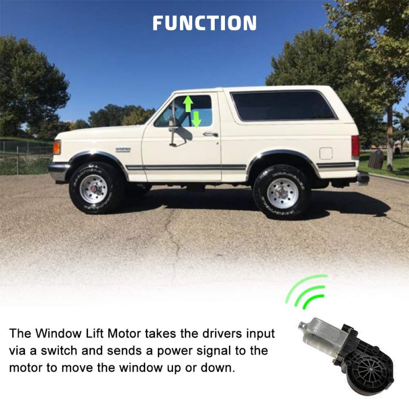Power Window Lift Motor Replacement For Ford F150 F250 F350 Aerostar Front Left Regulator Replace Part 742 250 11m104