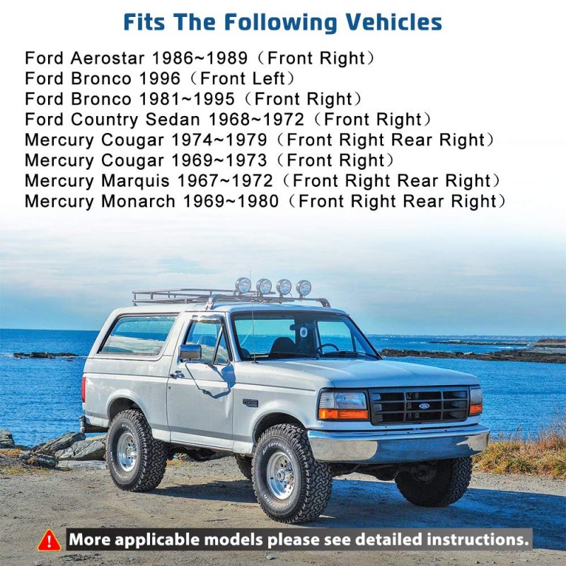 Power Window Lift Motor Replacement For Ford F150 F250 F350 Aerostar Front Left Regulator Replace Part 742 250 11m104