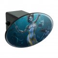Mermaid Ocean Hunt Oval Tow Trailer Hitch Cover Plug Insert