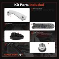 A-premium Engine Timing Chain Kit Fits Ohv 8cyl 5 7l 6 4l Compatible With Ram 1500 2500 3500 4500 5500 Jeep Grand Cherokee
