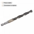 Uxcell 2 Pcs High Speed Steel Hex Shank Twist Drill Bit 9mm Drilling Dia With 1 4 Inch 125mm Length