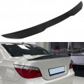 Ocpty Rear Trunk Spoiler Wing Psm Style Compatible With 2004-2010 For Bmw 5-series M5 E60 Sedan Carbon Fiber Lip Glossy Black
