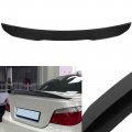 Ocpty Rear Trunk Spoiler Wing Psm Style Compatible With 2004-2010 For Bmw 5-series M5 E60 Sedan Carbon Fiber Lip Glossy Black