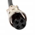 Uxcell Gx16 2m Joint Type 4 Pin Female Aviation Socket Connector Electrical Cable