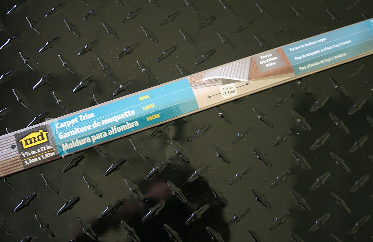 M-d Building Products 43856 1-3 8-inch By 72-inch Carpet Trim Fluted