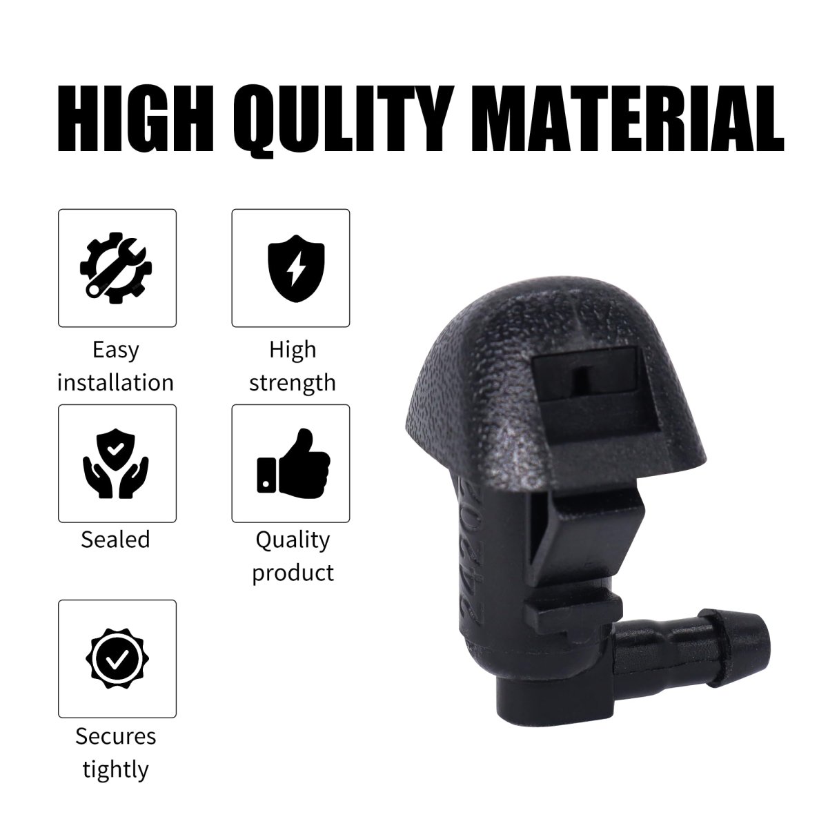 Windshield Wiper Nozzle 76810-tk8-a01 For Honda Odyssey 2011 2012 2013 2014 2015 2016 2017 Washer Sprinkler Two Side 2 Piece