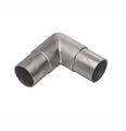 Lavi 2 Satin Solid Stainless Steel Square Flush Elbow 90 Degree 
