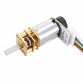 Uxcell Ga12-n20 6v 100rpm Dc Gear Motor With Encoder Speed Velocity Measurement For Mini Car Balance Diy