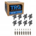 Trq Ignition Coil Iridium Spark Plug Kit Set For Buick Cadillac Chevy Gmc New 