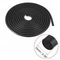 Uxcell Foam Rubber Seal Weather Strip 10mm Diameter 3 Meters Long Black