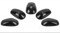 5pcs Black Smoked Lens Cab Roof Marker Lights For 2003 To 2018 Dodge Ram 1500 2500 3500 4500 5500 Top Lamp Clearance Running 