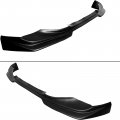 Hecasa Front Bumper Lip For 2008-2014 Infiniti G37 Sport Coupe X Non Q60 J Type Splitter Spoiler Black Abs Plastic 