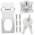 3 Sets Lock Glass Door Furniture Latch Zinc Alloy Showcase Desk