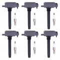 Motoku Ignition Coil And Spark Plug For Dodge Durango Ram 1500 Jeep Wrangler Grand Cherokee Gladiator Chrysler Pacifica Voyager