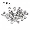 Uxcell Self -clinching Nuts 8-32 X 0 13-inch Stainless Steel Rivet Nut Round Head Metal Sheet Mounting Hardware Fastener 100pcs