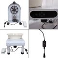 Electric Pottery Wheel Ceramic Forming Machine With 350w Motor Led Display Removable Basin And Foot Pedal 9 In Diameter
