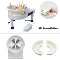 Electric Pottery Wheel Ceramic Forming Machine With 350w Motor Led Display Removable Basin And Foot Pedal 9 In Diameter