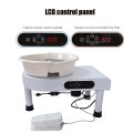 Electric Pottery Wheel Ceramic Forming Machine With 350w Motor Led Display Removable Basin And Foot Pedal 9 In Diameter