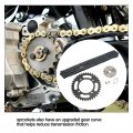 Front Rear Sprocket 420 Chain 155mm 37t 17t Universal For 50cc To 125cc Dirt Mini Bikes Atv Go Kart
