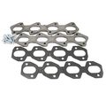 Patriot H7810 4-valve 1-5 Primaries Sap Shape 3 8 Thick Exhaust Header Flange With Gaskets And Bolts For Ford 4 6l Engine 