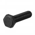 Uxcell M10x45mm Hex Head Screw Bolts Fastener Grade 8 Carbon Steel Black 8pcs