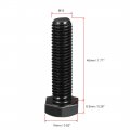 Uxcell M10x45mm Hex Head Screw Bolts Fastener Grade 8 Carbon Steel Black 8pcs