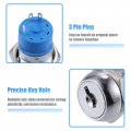 X Autohaux 1 Set Ignition Starter On Off Switch Lock With 4 Keys Mobility Scooter Key 3 Wheels Power Chairs Electric Vehicle