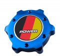 Vms Racing Blue Oil Cap Power Bry Emblem In Billet Aluminum Compatible With E34 E39 E53 E60 E61 M5 X5 Sav 525i 525xi 528i 530i