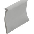 M 6230 Half Round Shower Door Bottom Seal Vinyl Gray 36 In L 13 16 H 6 Pack 