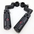 Aftermarket Offset 1 5 2 Highway Radical Skull Foot Pegs Clamps For Yamaha Xvs650 Xv1600 Xv1700 Motorcycle