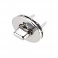 Uxcell 1 Set Oval Purses Twist Lock 30mm X 24mm Clutches Closures For Diy Bag Making Silver