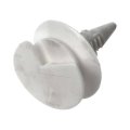 Panel Trim Retainer For Pontiac Grand Prix 1990 White Nylon Door Fasteners 875 In Head Diameter 0 313 Hole Size 15 Pack 