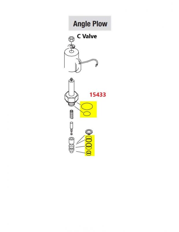 Professional Parts Warehouse Aftermarket 15433 Meyer C Solenoid Seal Kit