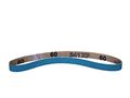 Premium 1 2 In X 24 Zirconia Sanding Belts 40 Grit Air File Sander For Wood And Metal Blue Cloth Band Pack 