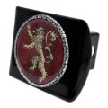 Elektroplate Officially Licensed Game Of Thrones House Lannister All Metal Black Hitch Cover For Trucks And Suvs Fits Standard