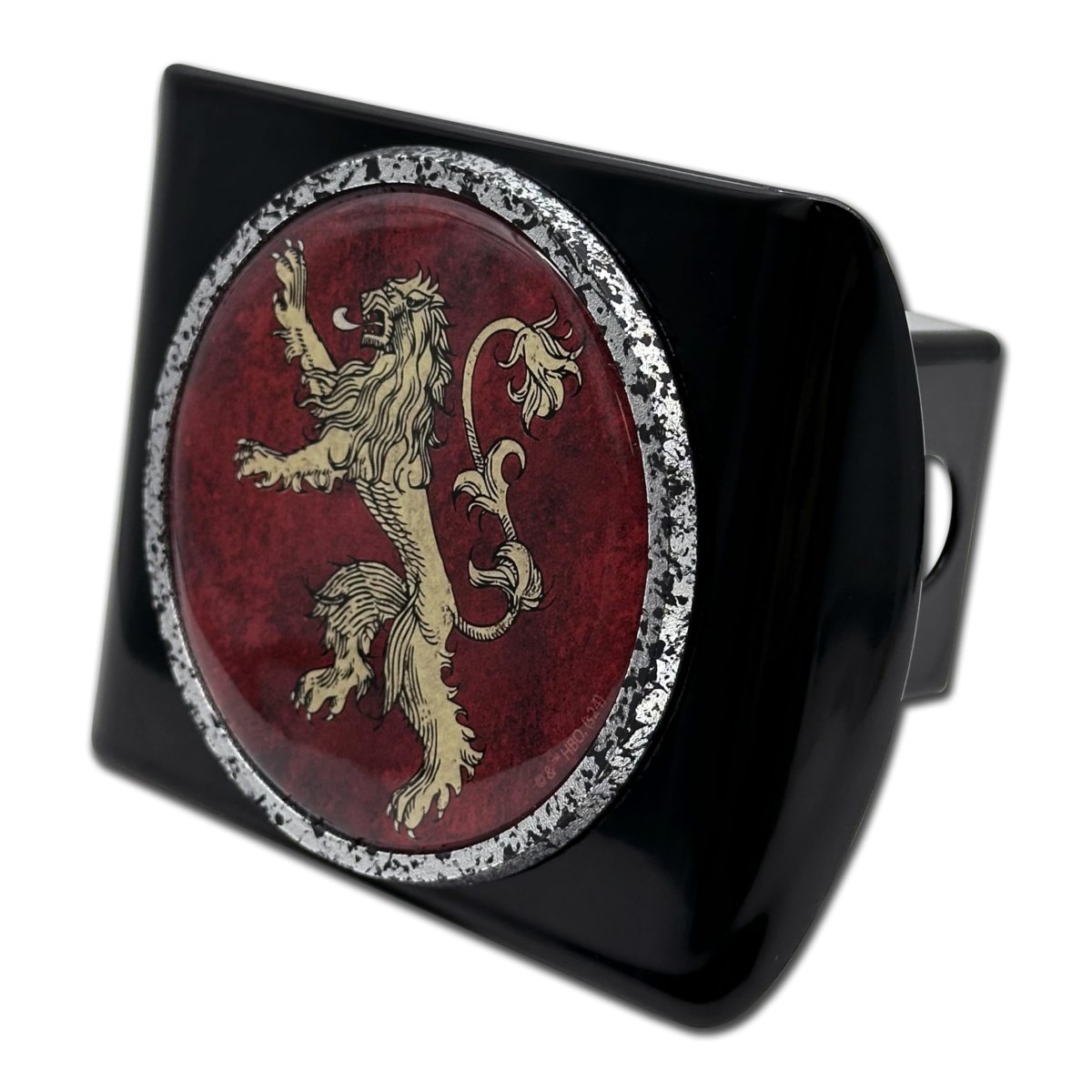 Elektroplate Officially Licensed Game Of Thrones House Lannister All Metal Black Hitch Cover For Trucks And Suvs Fits Standard