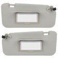Sun Visors Left And Right For Nissan Murano 2009 2010 2011 2012 2013 2014 Fits Vehicles With Sunroof Gray Replaces 96401-1aa1b 