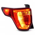 Hecasa Lh Tail Light Compatible With 2016-2019 Ford Explorer Halogen Brake Lamp Taillight Red Lens Clear Driver Side