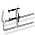 Heavy Duty F-clamps For Welding 2-pack 12 Quick Release Clamps Nickel Plated Metal Woodworking With Non-marring Pads X 3 15 