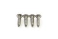 Red Hound Auto 4 Stainless Steel License Plate Screws Rust Resistant Car Truck Frame Fasteners