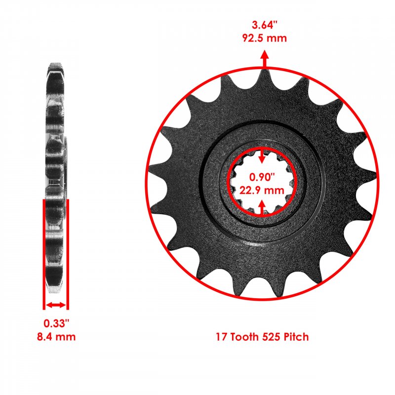 Caltric Black Drive Chain And Sprocket Kit For Kawasaki Ninja Zx-10r Zx1000c 2004 2005