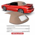 A-premium Convertible Soft Top Compatible With Chevrolet Camaro Pontiac Firebird 1994 1995 1996 1997 1998 1999 2000 2001 2002