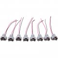 Set Of 8 Premium Fuel Injector Connector Pigtails Compatible With 1996-2013 Gmc Lexus More Oem Fit Wh1008x8