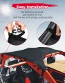 Kemimoto X3 Soft Top Roof For Sunshade Compatible With Can Am Maverick 2017-2024 All 2 Seater Models